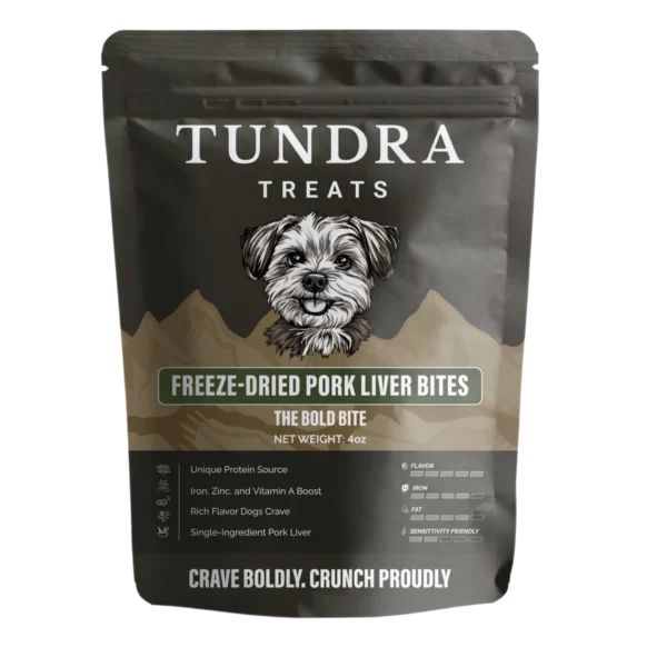 Tundra Treats™ Freeze-Dried Pork Bites – Protein-Rich, Delicious Rewards for Dogs
